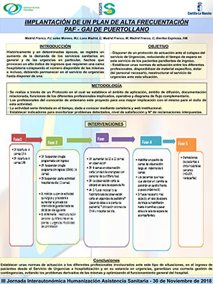 Póster Implantación de un Plan de Alta Frecuentación. Archivo PDF (Abre en nueva página)