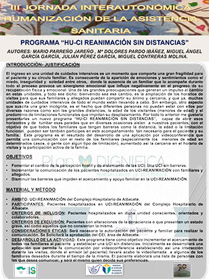 Póster Programa “HU-CI Reanimación Sin Distancias”. Archivo PDF (Abre en nueva página)