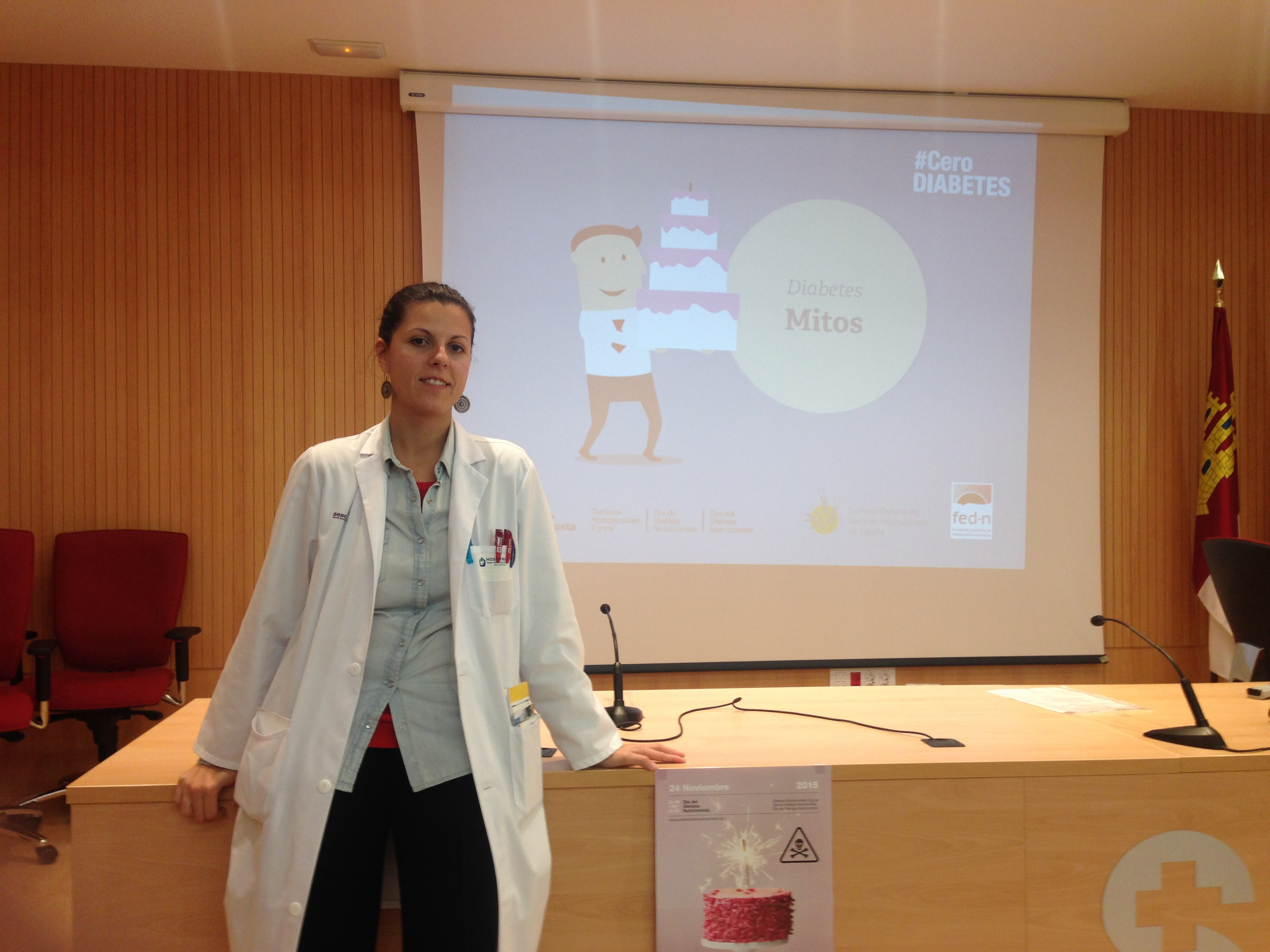 Mar Martínez, nutricionista del Hospital de Manzanares