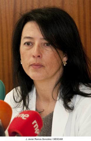 En la imagen, la Dra. Arantza Vega, jefe de sección de Alergia del Área Integrada de Guadalajara