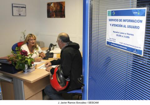 El servicio de Información y Atención al Usuario del Área Integrada de Guadalajara registra 8.948 consultas en los seis primeros meses de 2014