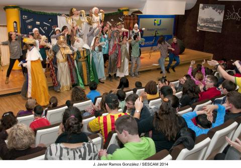Fiesta infantil de Navidad en el Hospital de Guadalajara