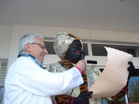 Momento del discurso de Baltasar
