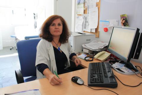 La médico de familia del Consultorio Local de Puerto Lápice (Ciudad Real) Damaris Gómez 