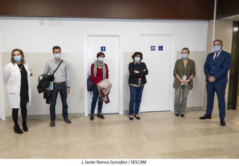 Baño adaptado para personas con ostomías. Hospital Guadalajara