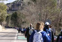 Cerca de 800 participantes han disfrutado de los bellos parajes de la Hoz del Júcar en los 7000PasosX Cuenca