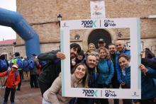 El programa “7000pasosX” Valverde de Júcar ha desafiado al mal tiempo con más de un centenar de participantes
