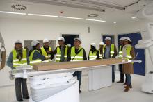 Cardiología del ‘Virgen de la Luz’ visita la sala de Hemodinámica Cardiaca con la que el Gobierno regional ha dotado al nuevo Hospital Universitario de Cuenca
