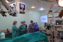 Los servicios de Otorrino y Oftalmología retoman las intervenciones endoscópicas gracias a la dotación de una torre de cirugía para el nuevo Hospital Universitario de Cuenca