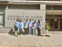 Enfermeras del Centro de Salud de Benquerencia en Toledo celebran el Día Internacional de la Enfermería con una marcha saludable por el barrio