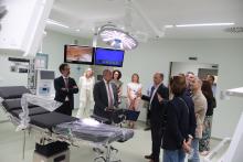 El rector de la UCLM conoce las instalaciones del nuevo Hospital Universitario de Cuenca y los espacios destinados a los alumnos de Ingeniería Biomédica
