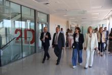 El rector de la UCLM conoce las instalaciones del nuevo Hospital Universitario de Cuenca y los espacios destinados a los alumnos de Ingeniería Biomédica