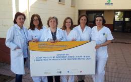 Enfermeras de la Unidad de Media Estancia de Salud Mental de Cuenca, premiadas por un proyecto sobre calidad de vida y salud física